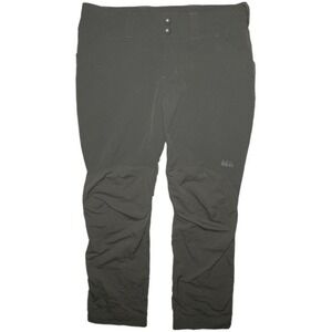 REI Pants Womens Size 8 Petite Screeline Hybrid Articulated Knee Outdoors Gray